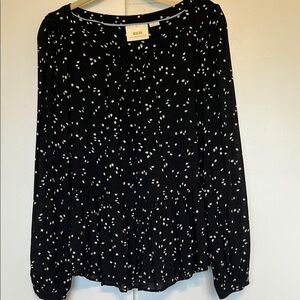 Anthropologie Maeve Cheyenne Peplum Blouse